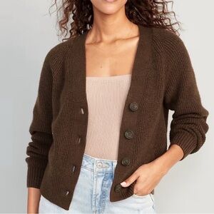 Old Navy Brown Sweater Cardigan